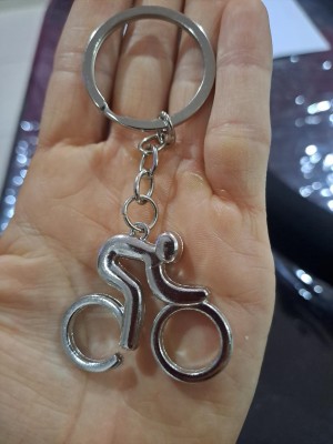 Metal Bicycle Keychain