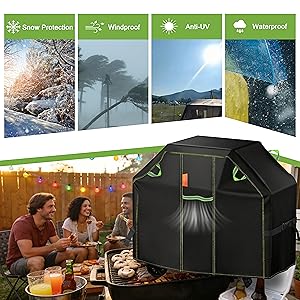 30 Inch 420D Heavy Duty BBQ Grill Cover