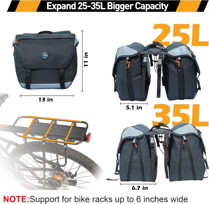Expandable Bike Panniers