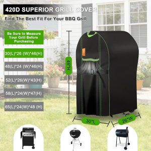 30 Inch 420D Heavy Duty BBQ Grill Cover