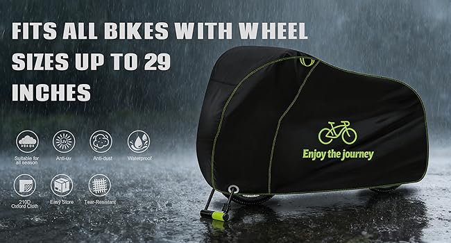 1 Bike Waterproof Outdoor Cover
