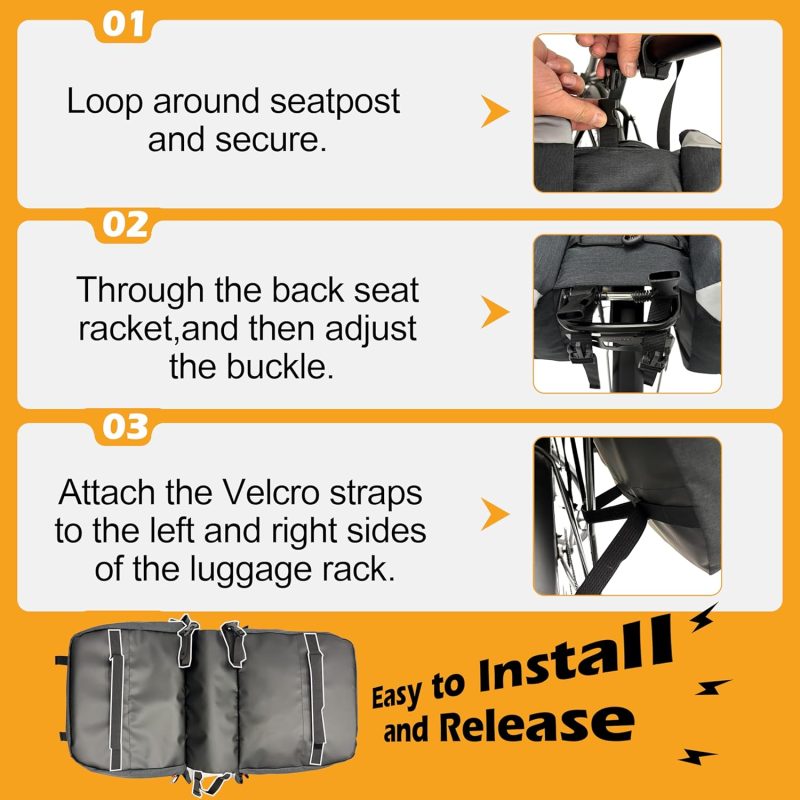 Expandable Bike Panniers